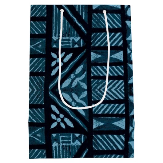 Hawaiian Print Medium Cadeauzakje (Achterkant)