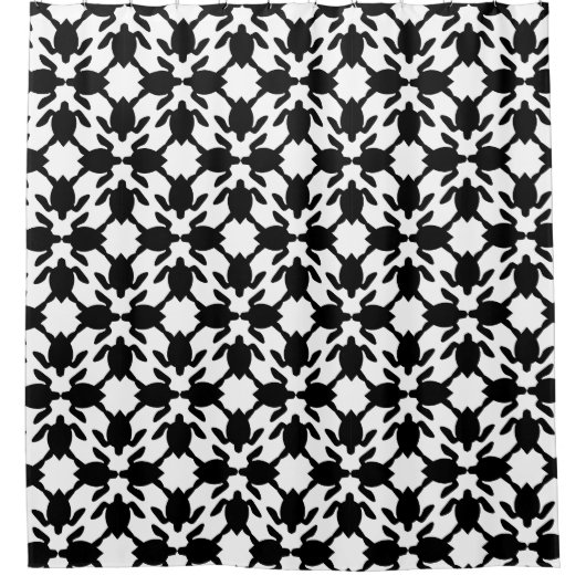 Hawaiian print Modern Honu (zee schildpad) Patroon Douchegordijn (Voorkant)