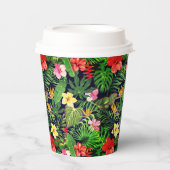 Hawaiian Print Papieren Bekers (Voorkant)