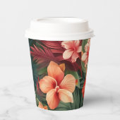 Hawaiian Print Papieren Bekers (Voorkant)