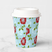 Hawaiian Print Papieren Bekers (Rechts)