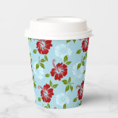 Hawaiian Print Papieren Bekers (Voorkant)