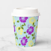Hawaiian Print Papieren Bekers (Achterkant)