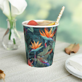 Hawaiian Print Papieren Bekers