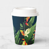 Hawaiian Print Papieren Bekers (Rechts)
