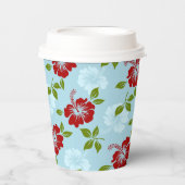 Hawaiian Print Papieren Bekers (Voorkant)