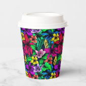 Hawaiian Print Papieren Bekers (Voorkant)