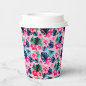 Hawaiian Print Papieren Bekers (Achterkant)