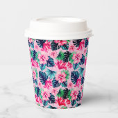 Hawaiian Print Papieren Bekers (Voorkant)