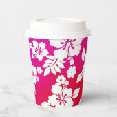Hawaiian Print Papieren Bekers (Links)