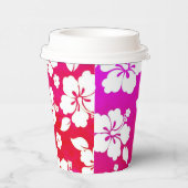Hawaiian Print Papieren Bekers (Rechts)