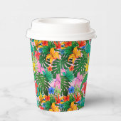 Hawaiian Print Papieren Bekers (Rechts)