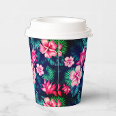 Hawaiian Print Papieren Bekers (Rechts)