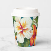 Hawaiian Print Papieren Bekers (Achterkant)