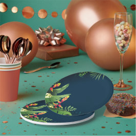 Hawaiian Print Papieren Bordje