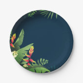 Hawaiian Print Papieren Bordje (Voorkant)
