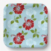 Hawaiian Print Papieren Bordje (Voorkant)