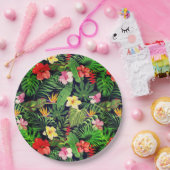 Hawaiian Print Papieren Bordje (Feest)