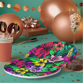 Hawaiian Print Papieren Bordje