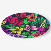 Hawaiian Print Papieren Bordje (Gekanteld)