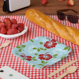 Hawaiian Print Papieren Bordje