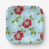 Hawaiian Print Papieren Bordje (Voorkant)