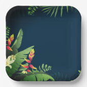 Hawaiian Print Papieren Bordje (Voorkant)