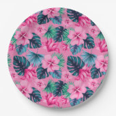 Hawaiian Print Papieren Bordje (Voorkant)