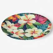 Hawaiian Print Papieren Bordje (Gekanteld)