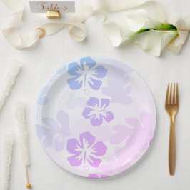Hawaiian Print Papieren Bordje