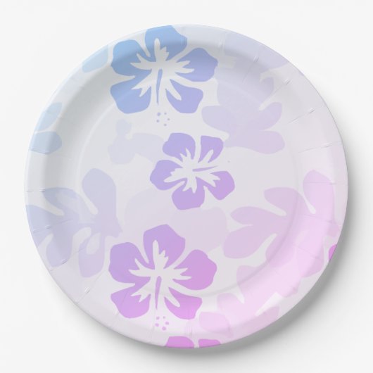 Hawaiian Print Papieren Bordje (Voorkant)