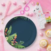Hawaiian Print Papieren Bordje (Feest)