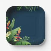 Hawaiian Print Papieren Bordje (Voorkant)