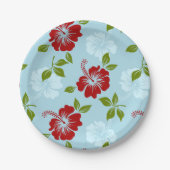 Hawaiian Print Papieren Bordje (Voorkant)