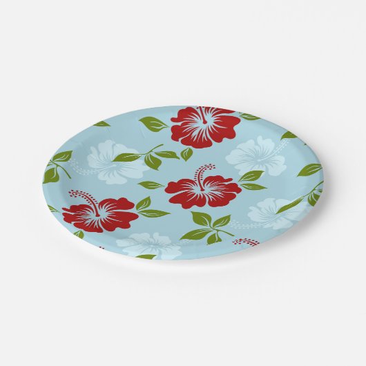 Hawaiian Print Papieren Bordje (Gekanteld)