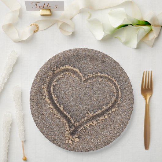 Hawaiian Print Papieren Bordje (Huwelijk)