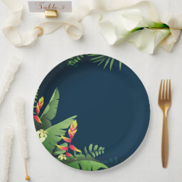 Hawaiian Print Papieren Bordje