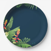 Hawaiian Print Papieren Bordje (Voorkant)