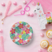 Hawaiian Print Papieren Kommen (Feest)