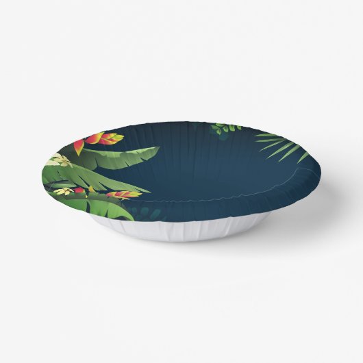 Hawaiian Print Papieren Kommen (Gebogen)