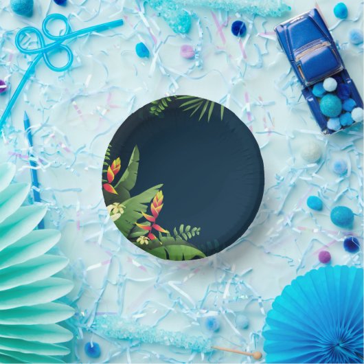 Hawaiian Print Papieren Kommen (Feest)