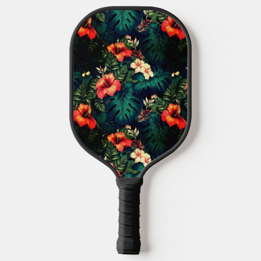 Hawaiian Print Pickleball Paddle (Achterkant)