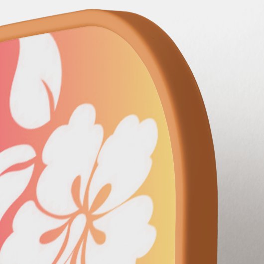 Hawaiian Print Pickleball Paddle (Links Detail)