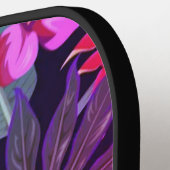 Hawaiian Print Pickleball Paddle (Links Detail)