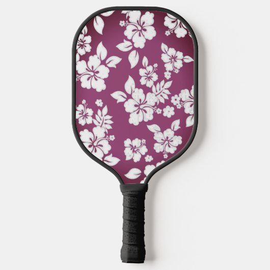 Hawaiian Print Pickleball Paddle (Achterkant)