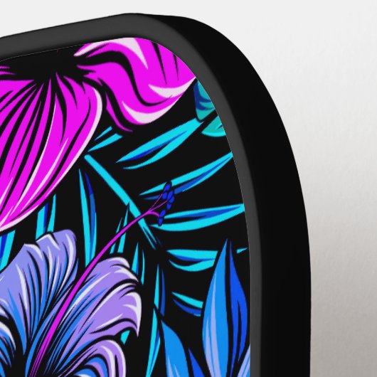 Hawaiian Print Pickleball Paddle (Links Detail)