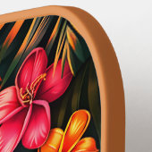 Hawaiian Print Pickleball Paddle (Links Detail)