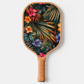 Hawaiian Print Pickleball Paddle (Achterkant)