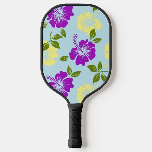 Hawaiian Print Pickleball Paddle (Achterkant)