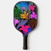 Hawaiian Print Pickleball Paddle (Achterkant)